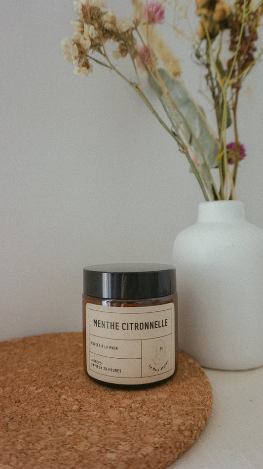 Bougie - Menthe citronnelle